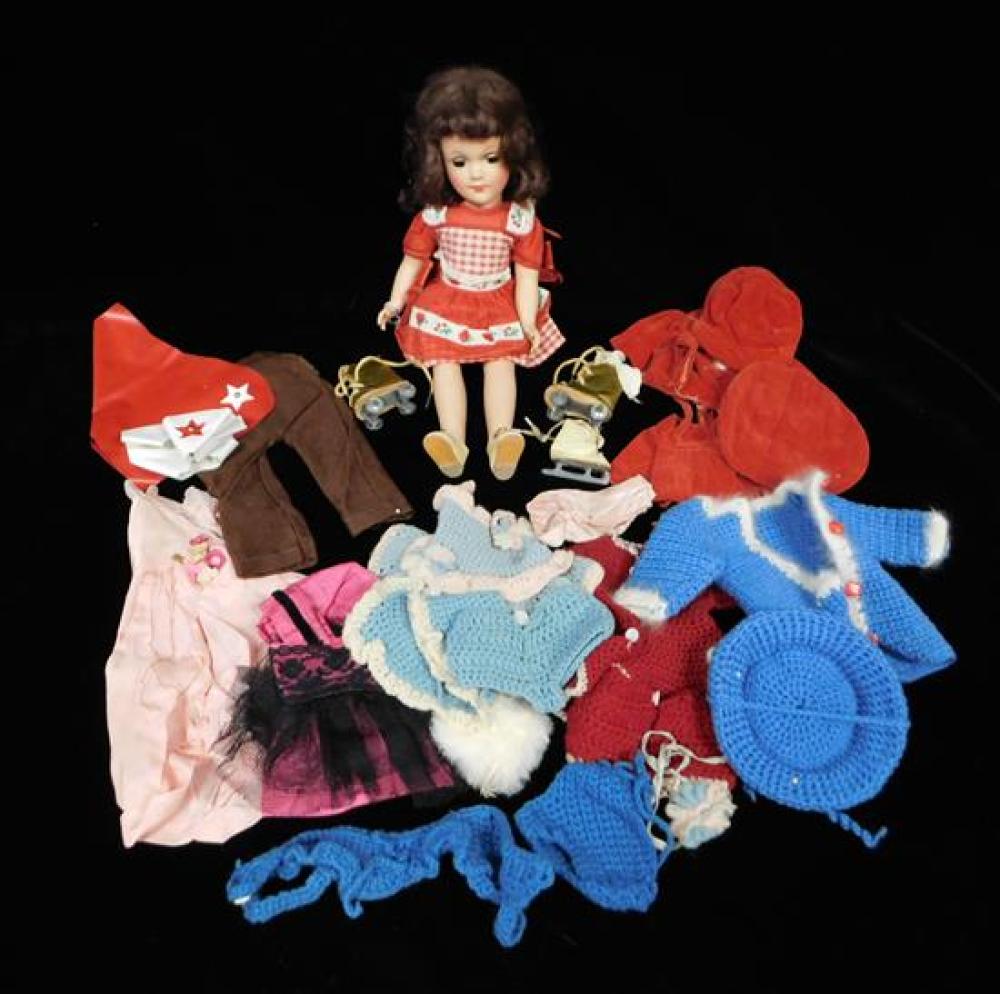 HARD PLASTIC 14" MARY HOYER DOLL,