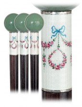 HARD STONE AND ENAMEL DRESS CA