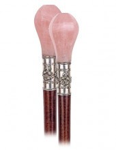 HARD STONE DRESS CANE-Ca. 1850