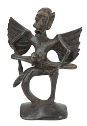 HARD WOOD HAND CARVED PAZUZU D