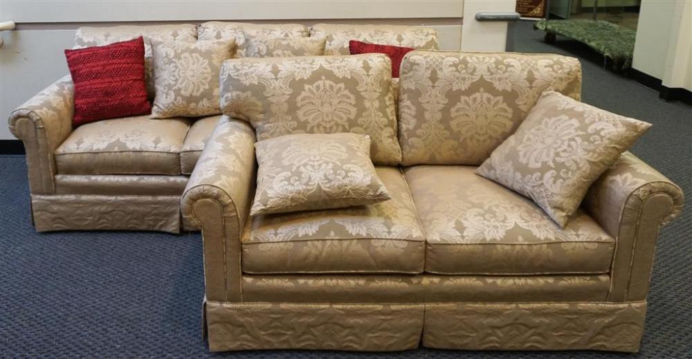 HARDEN FLORAL BROCADE UPHOLSTERED