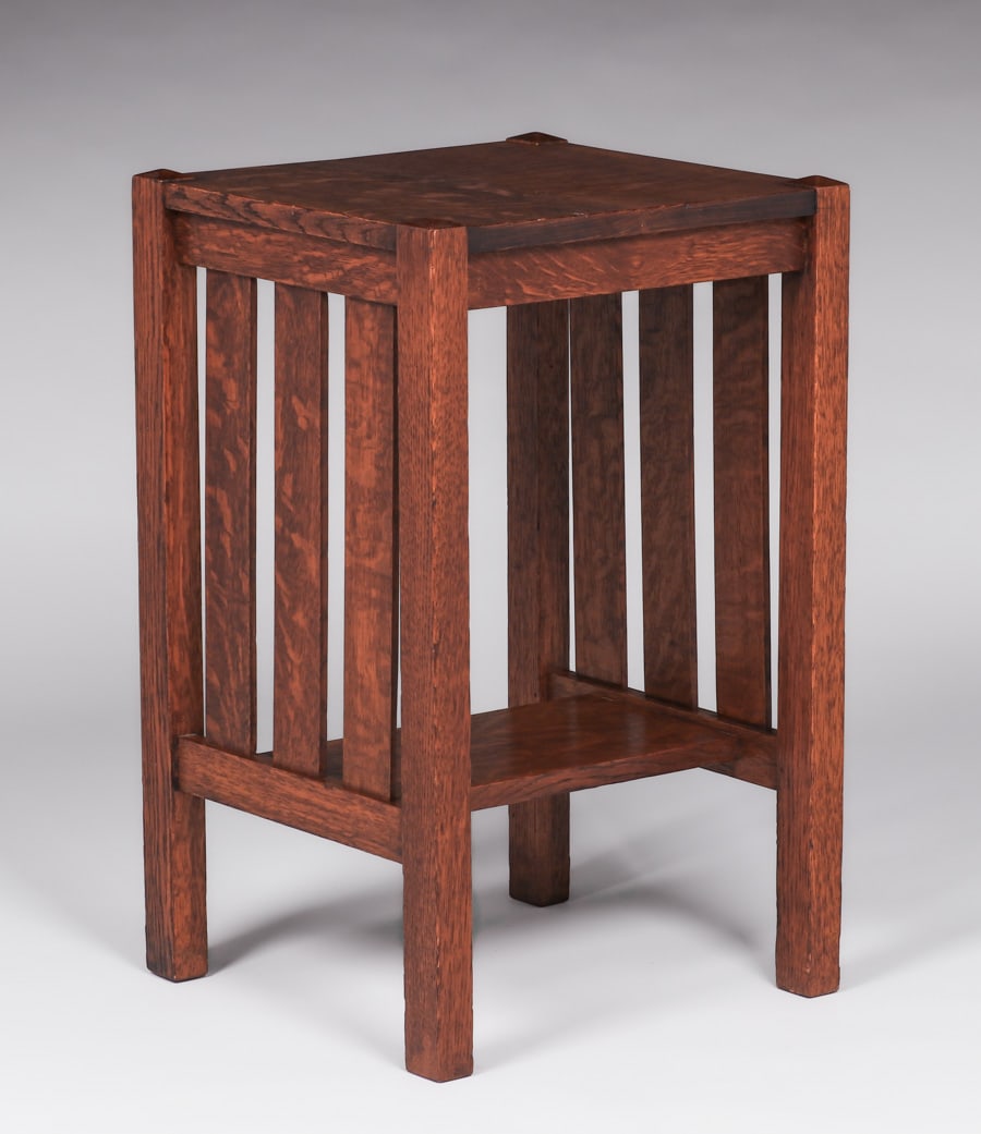 HARDEN FURNITURE CO SLATTED OAK