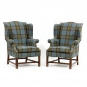 HARDEN FURNITURE, PAIR OF WOOL