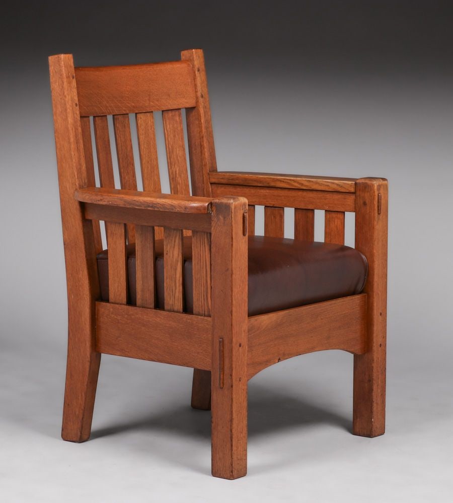 HARDEN SLATTED ARMCHAIR C1910Harden
