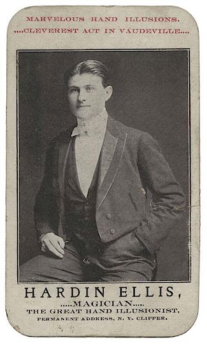 HARDIN ELLIS MAGICIAN THROW-OUT