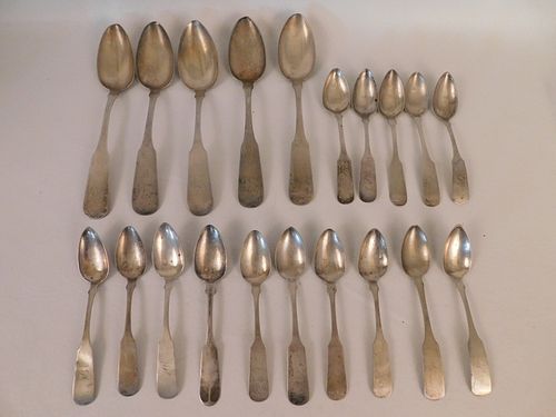 HARDING COIN SILVER SPOONSLot 20