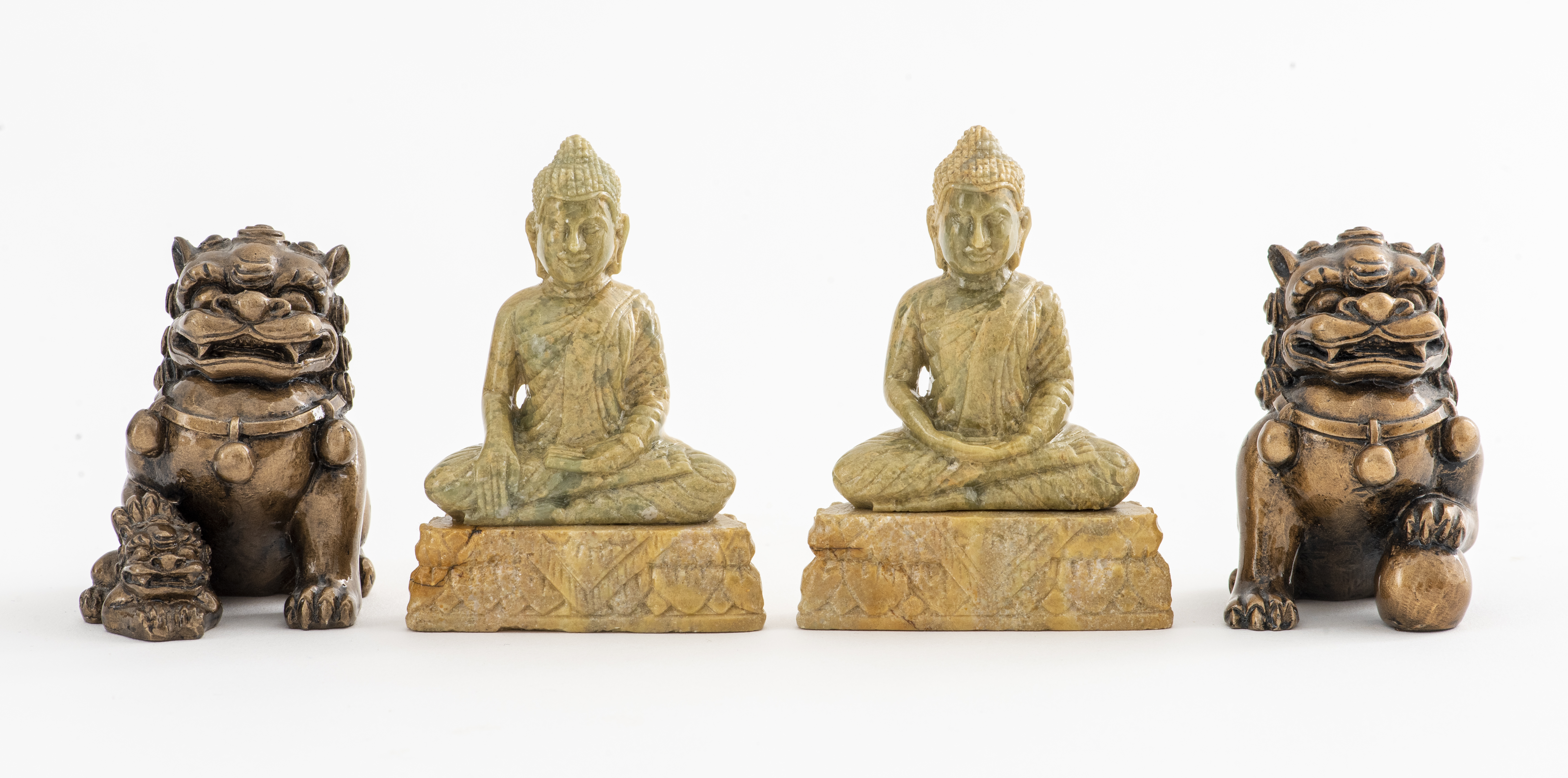 HARDSTONE BUDDHAS & CHINESE