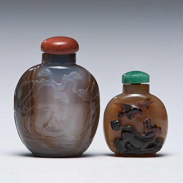 Hardstone Chinese Snuff Bottles