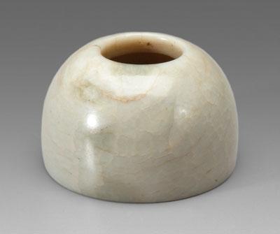 Hardstone water pot, horse-hoof