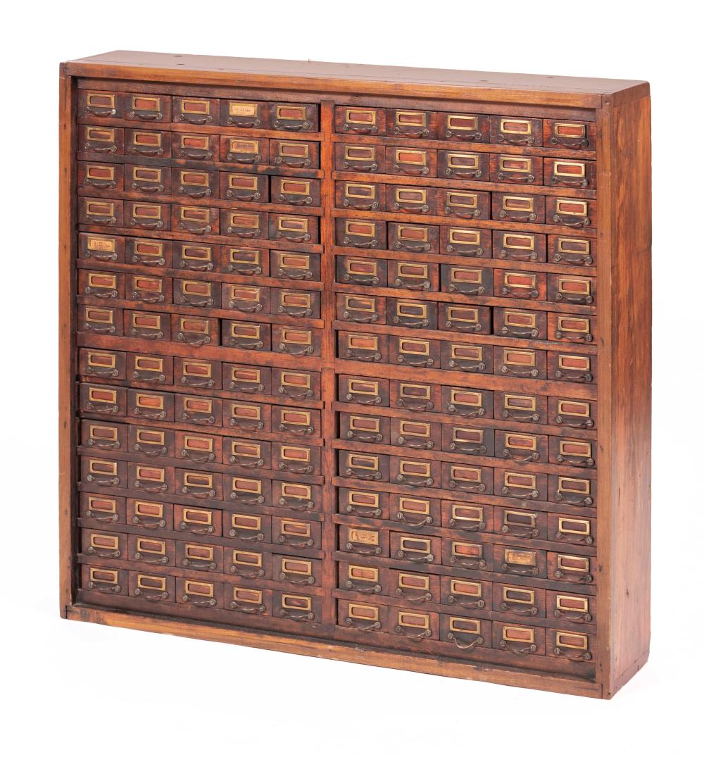 HARDWARE STORE CABINET EARLY 20TH