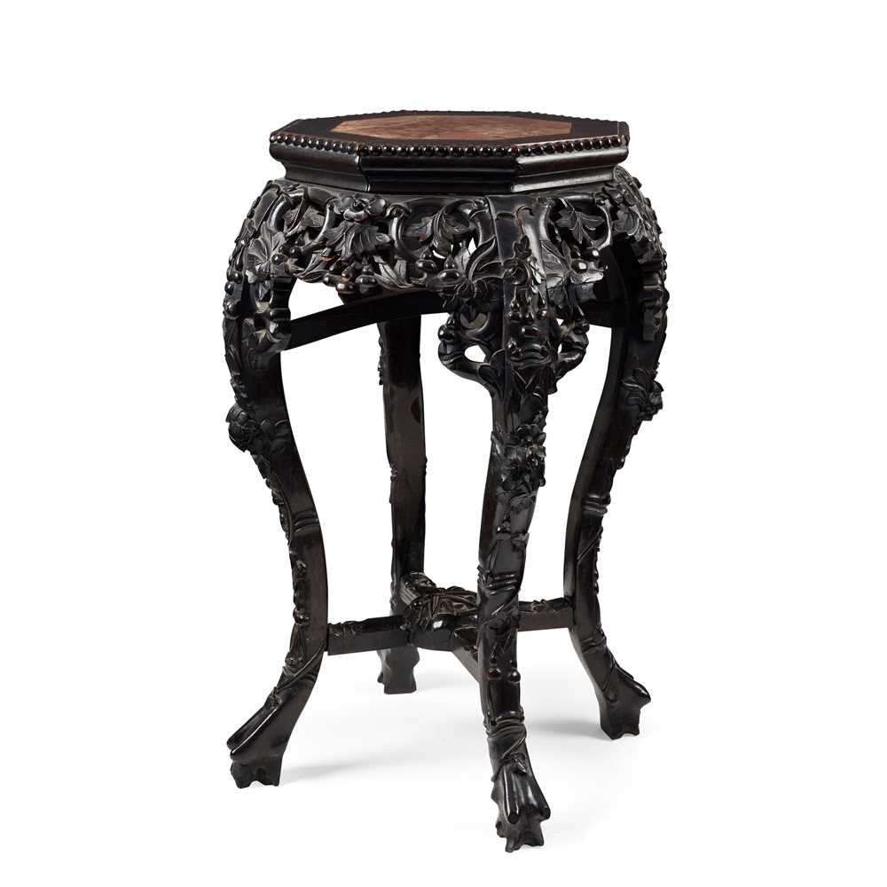 HARDWOOD JARDINIÈRE STAND LATE QING
