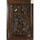 HARDWOOD PANEL OF THE THREE ST