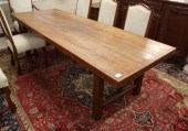 HARDWOOD PLANK BANQUET TABLE,