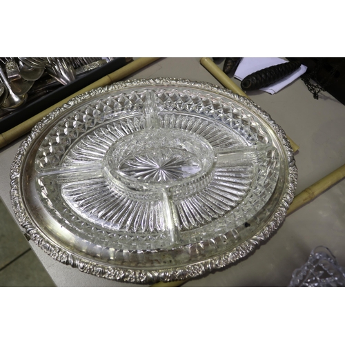 Hardy Bros. Sheffield plate oval