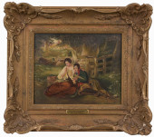 HARDY, SIGNED 19TH C. "RUSTIC