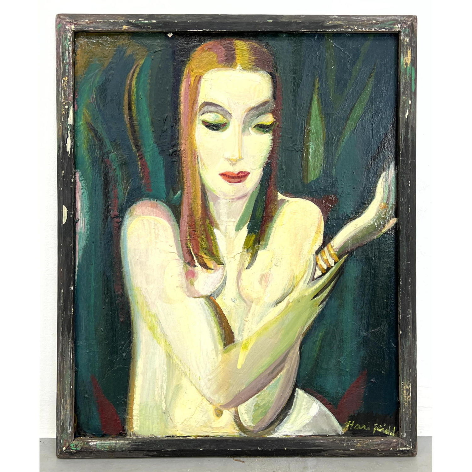 HARI KIDD Painting on Board. Female