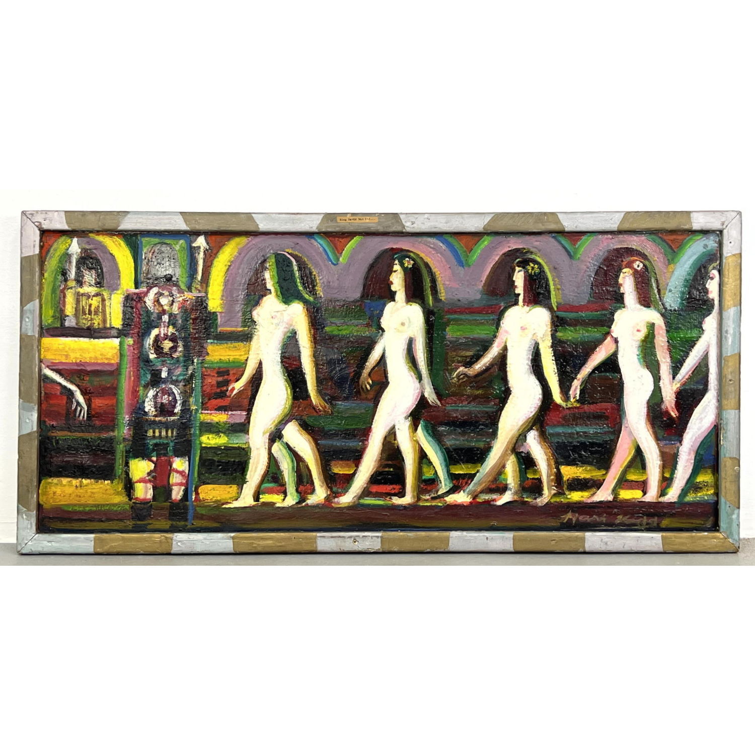 HARI KIDD Painting on Board of