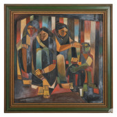 HARISH RAUT 1925-2002 ABSTRACT