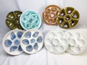 HARLEQUIN SET OF 8 FRENCH PORC
