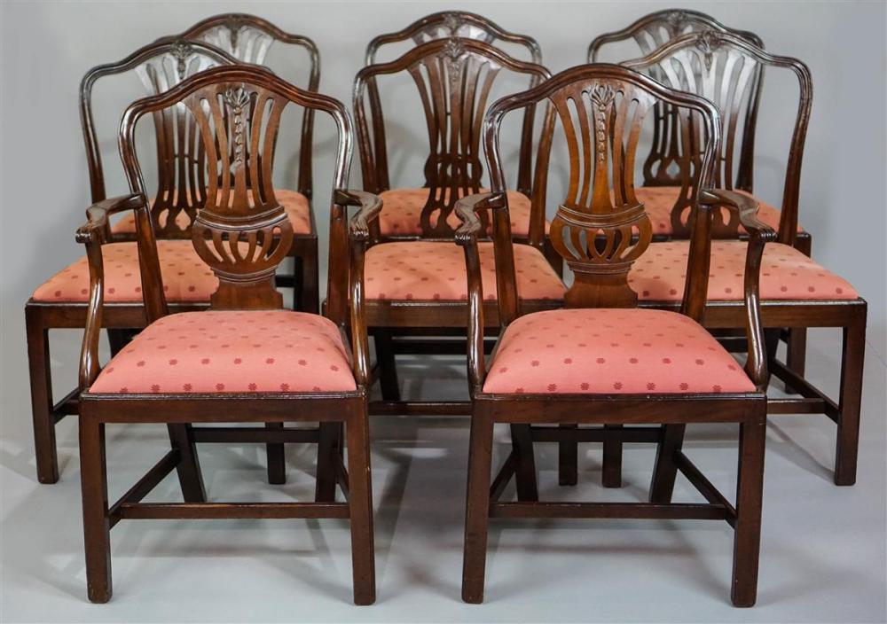 HARLEQUIN SET OF EIGHT GEORGE III