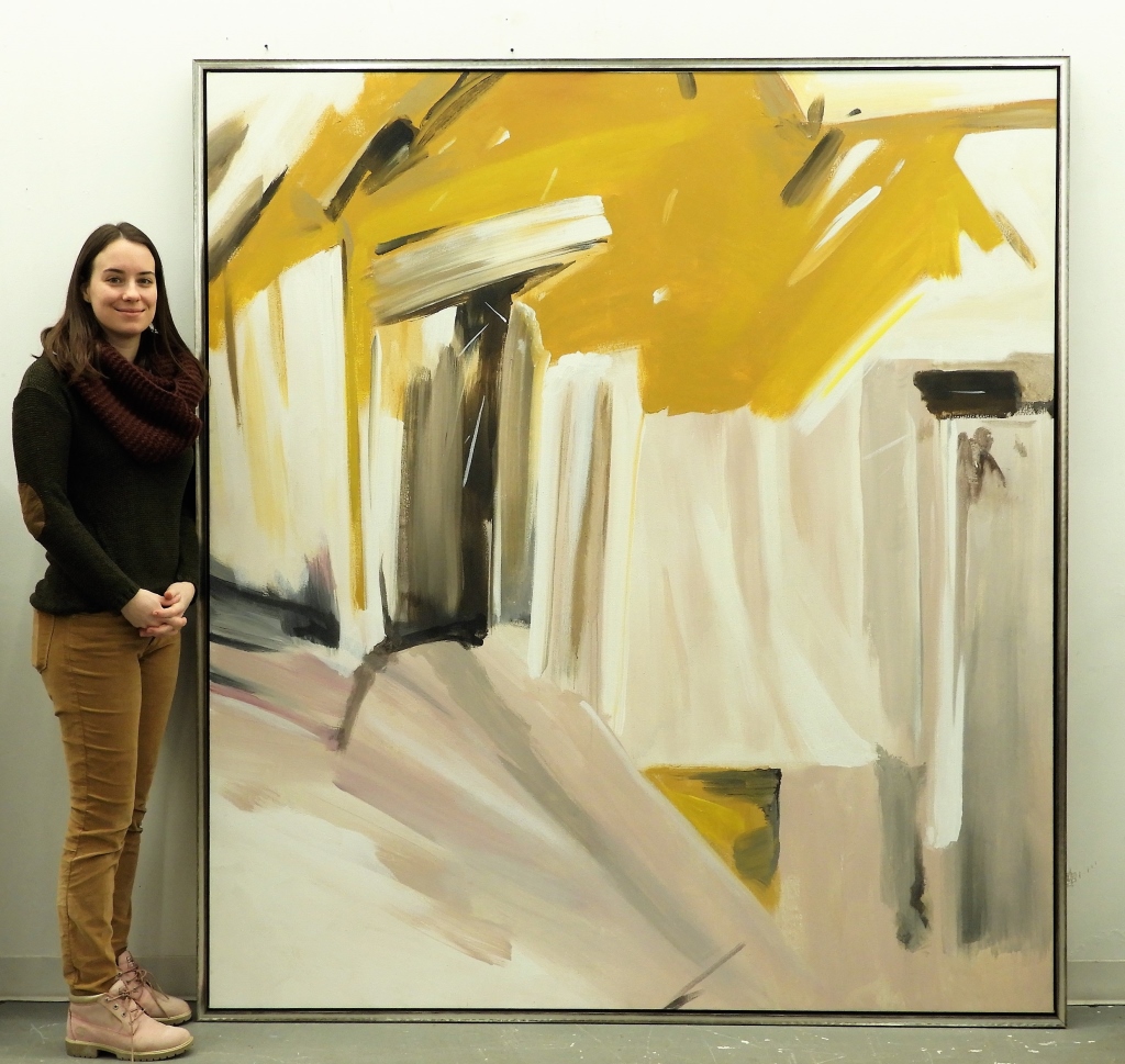HARLEY BARTLETT MODERN ABSTRACT O/C