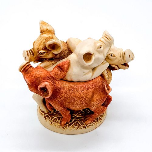 HARMONY KINGDOM TREASURE BOX, HOG