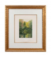 HAROLD ALTMAN 'LAKE I' LITHOGR