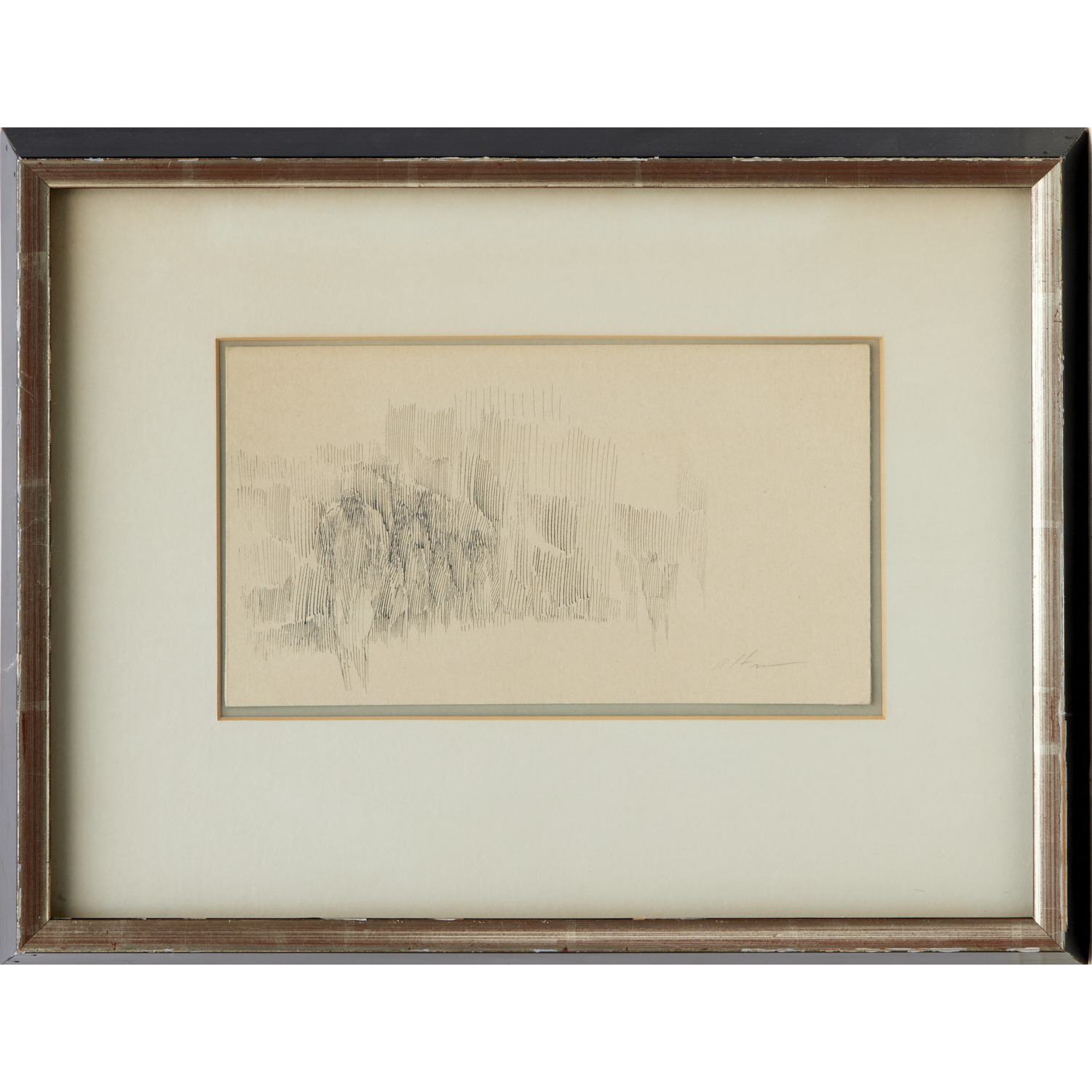 HAROLD ALTMAN, PEN & INK DRAWING