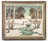 HAROLD C. WOLCOTT SIGNED OIL P