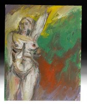 HAROLD FRANK MIXED MEDIA PAINT