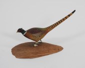 HAROLD GIBBS CARVED WOOD PHEAS