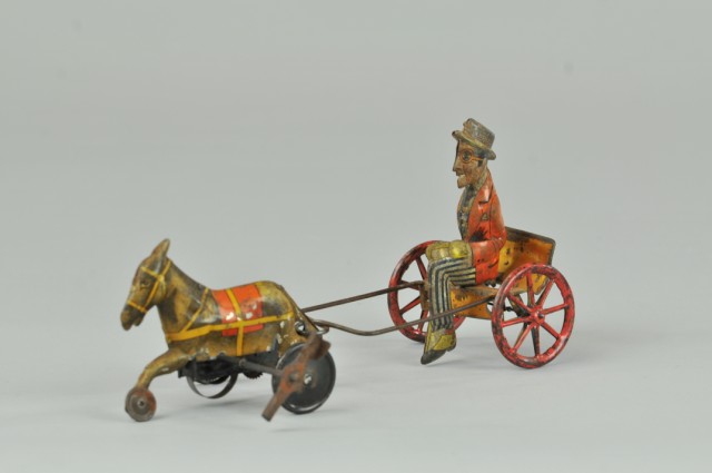 HAROLD LLOYD IN HORSE DRAWN CART