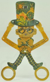 HAROLD LLOYD SCISSOR TOY Die-c