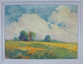 HAROLD MORSE WARD OIL ON CANVA