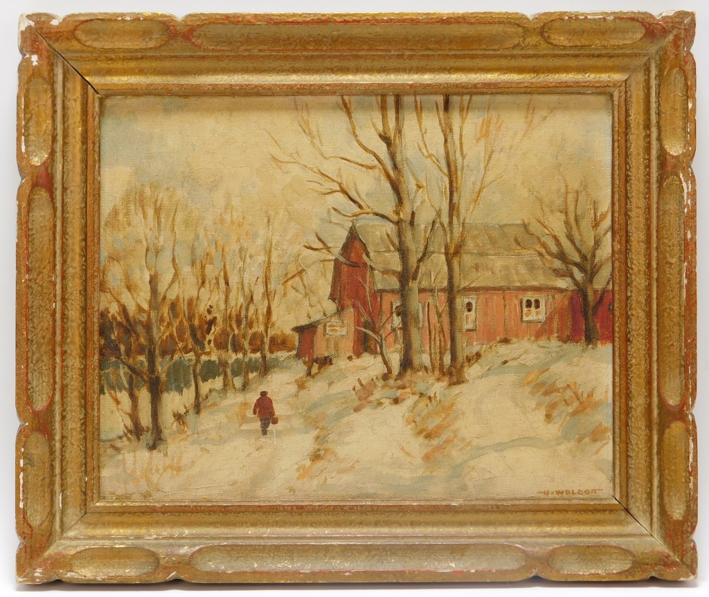 HAROLD WOLCOTT WINTER LANDSCAPE