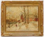 HAROLD WOLCOTT WINTER LANDSCAP