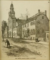 HARPERS PRINT "OLD CHURCH ORAN
