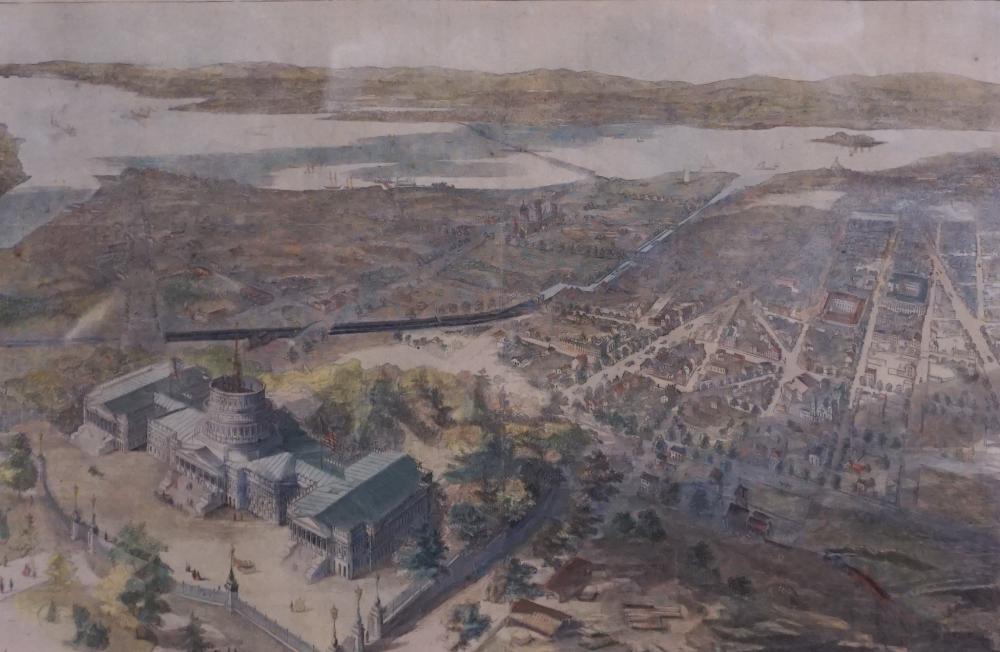 HARPER'S WEEKLY, "BALLOON VIEW OF