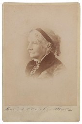 HARRIET BEECHER STOWE SIGNED C