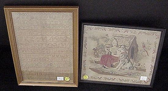 Harriet Hardy  1828 Sampler  in