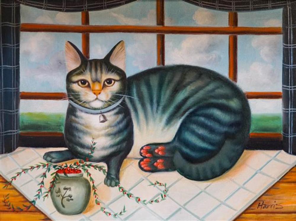 HARRIS, CAT, OIL ON CANVAS IN