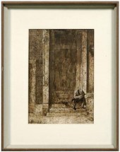 Harry Allen Davis watercolor (