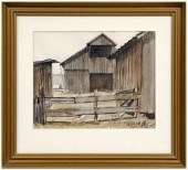 Harry Allen Davis watercolor (