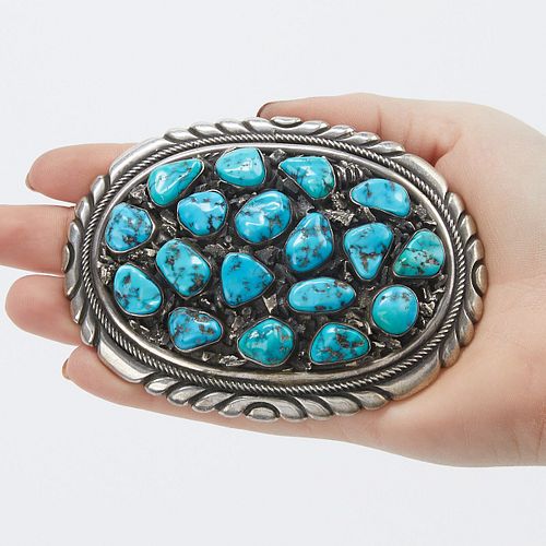 HARRY BEGAY STERLING & TURQUOISE