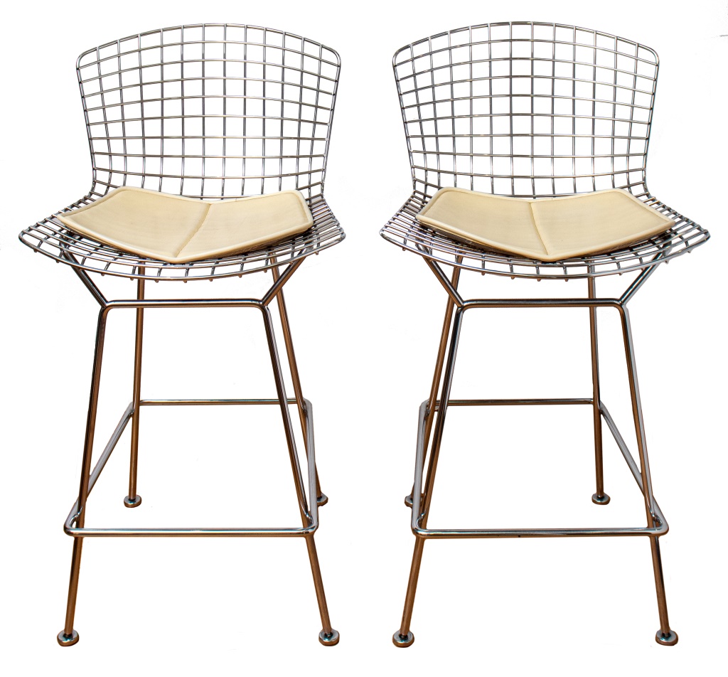 HARRY BERTOIA FOR KNOLL BAR STOOLS,