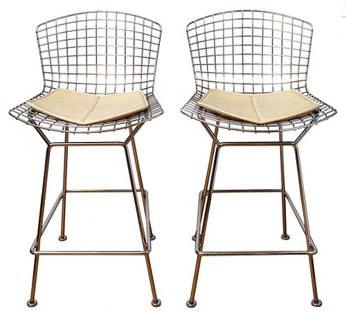 HARRY BERTOIA FOR KNOLL BAR STOOLS,