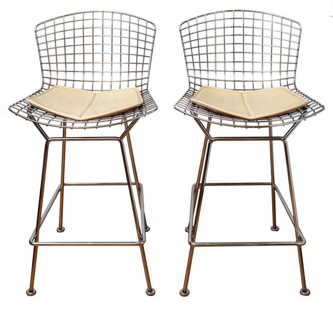 HARRY BERTOIA FOR KNOLL BAR STOOLS,