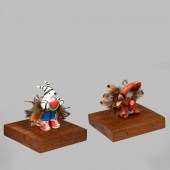 HARRY FONSECA, A PAIR OF MINIA