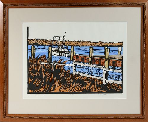 HARRY FRAKER ARTIST PROOF NANTUCKET