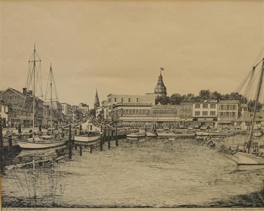 HARRY GARDNER, 'CITY DOCK',